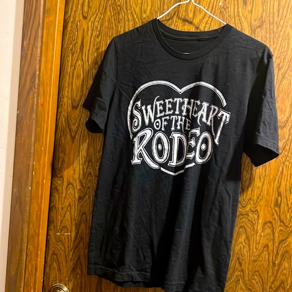 Black Sweetheart of the Rodeo t-shirt size M - Picture 1 of 2